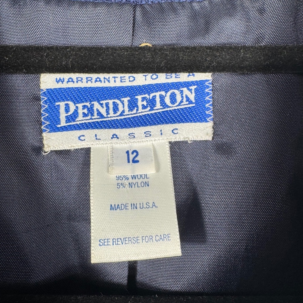 Vintage Pendleton Wool Jacket Classic Zip Front C… - image 2